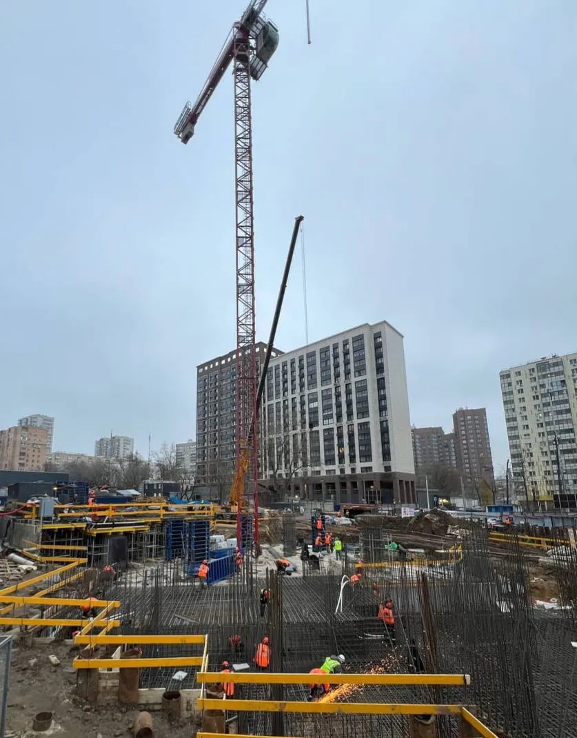 Клубный проект Кутузов Сити ход строительства