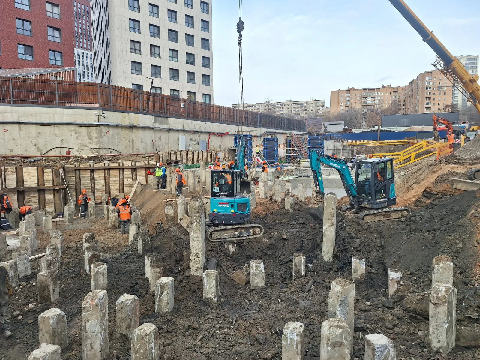 Клубный проект Кутузов Сити ход строительства