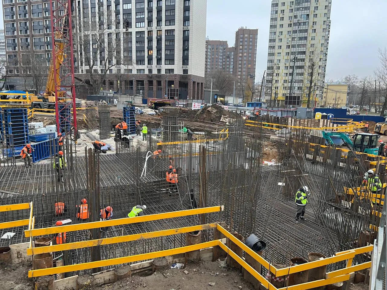 Клубный проект Кутузов Сити ход строительства