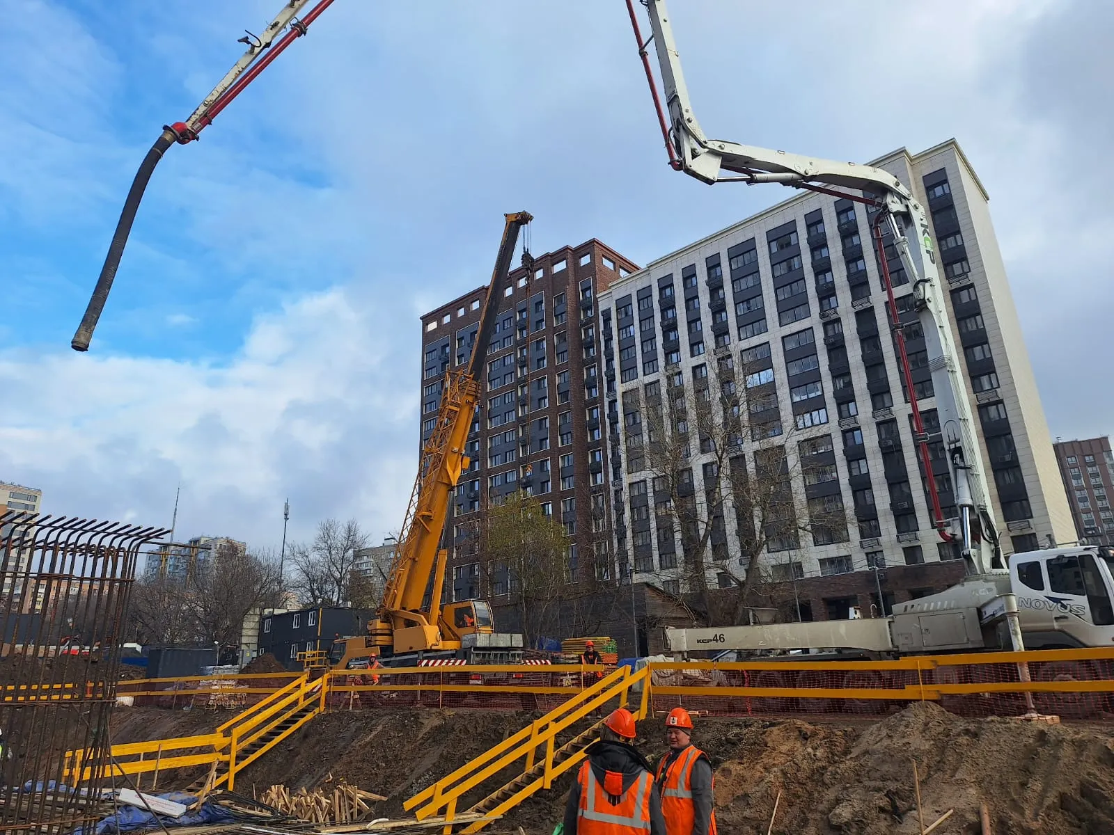 Клубный проект Кутузов Сити ход строительства