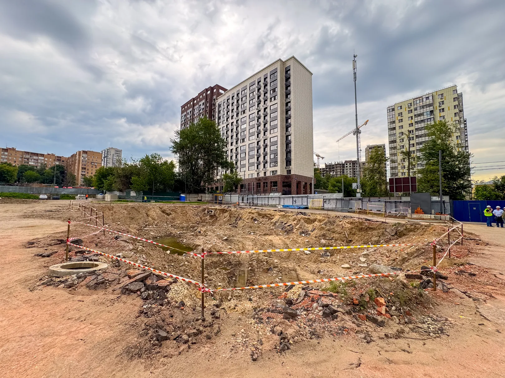 Клубный проект Кутузов Сити ход строительства