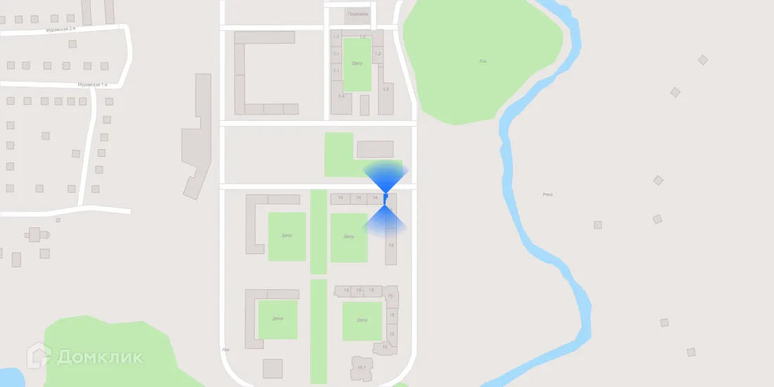 Планировка 2-комнатной квартиры 64.6 м² в «Митинский лес», г. Москва — фото 3