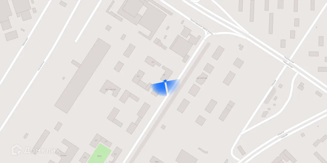 Планировка 3-комнатной квартиры 65.8 м² в ЖК Мичуринский парк, г. Москва — фото 4