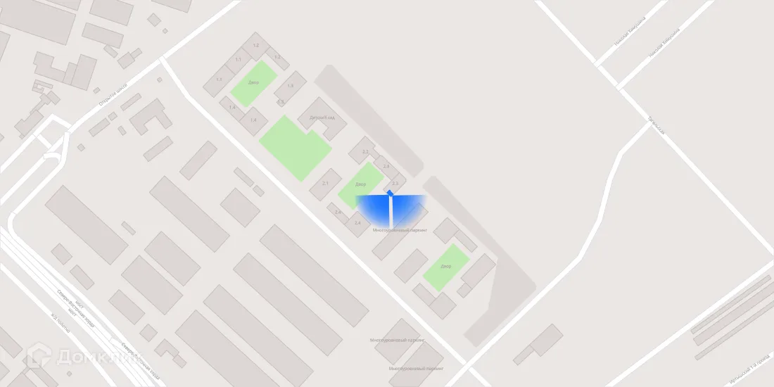 Планировка 2-комнатной квартиры 48.9 м² в ЖК Лосиноостровский парк, г. Москва — фото 3