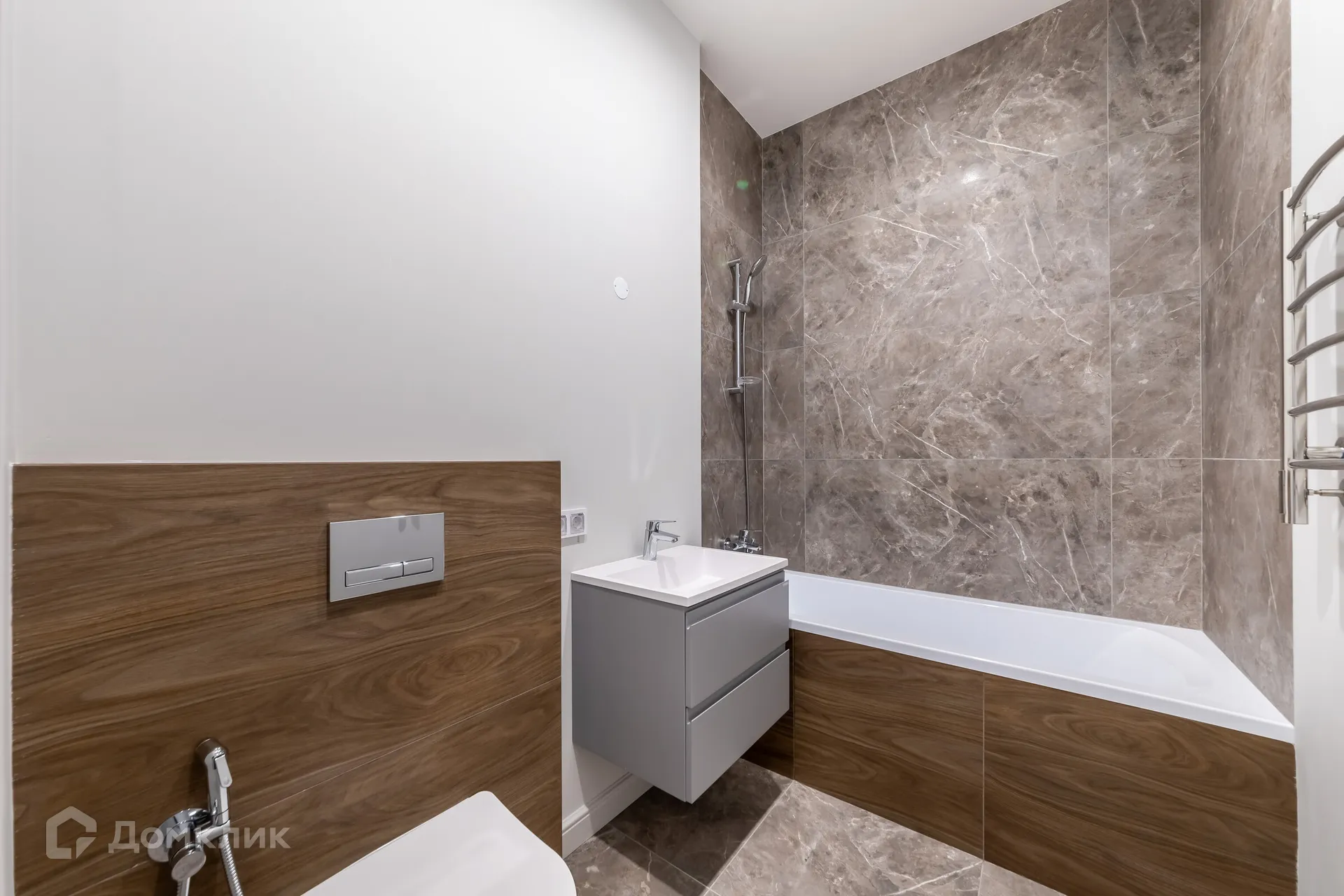 Планировка 3-комнатной квартиры 74.9 м² в ЖК Champine (Шампайн), г. Москва — фото 6