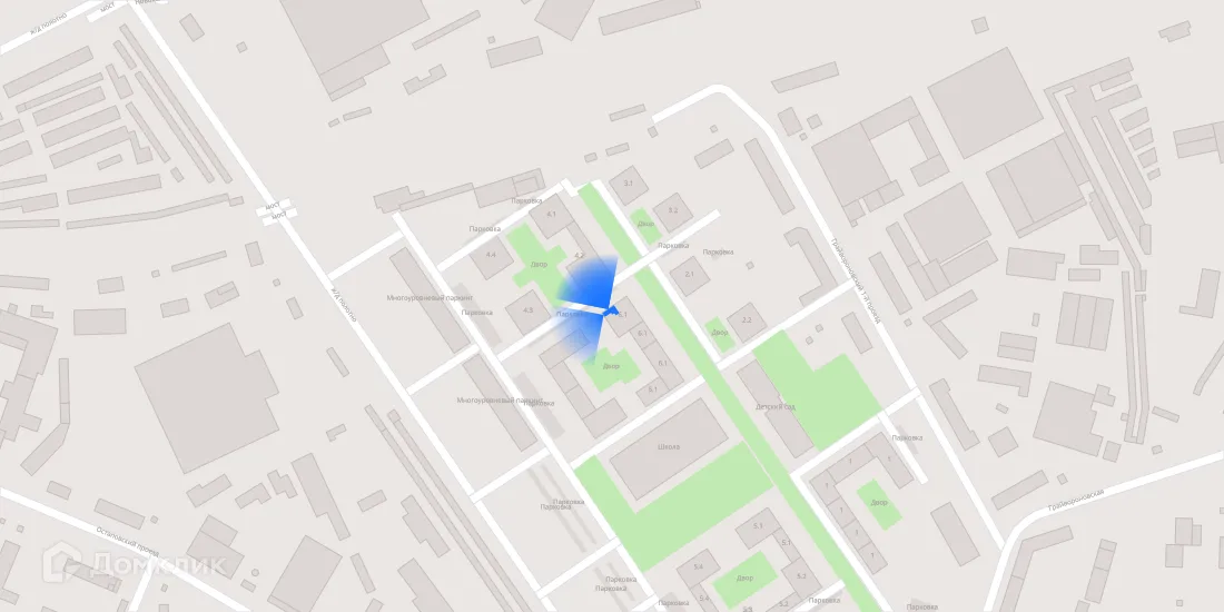 Планировка 2-комнатной квартиры 64.7 м² в ЖК Волжский парк, г. Москва — фото 4