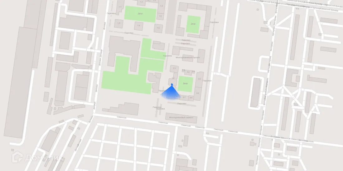 Планировка 1-комнатной квартиры 29.3 м² в ЖК Кавказский бульвар 51, г. Москва — фото 4