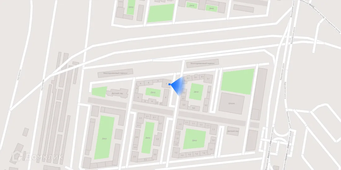 Планировка 1-комнатной квартиры 34.5 м² в ЖК Никольские луга, г. Москва — фото 4