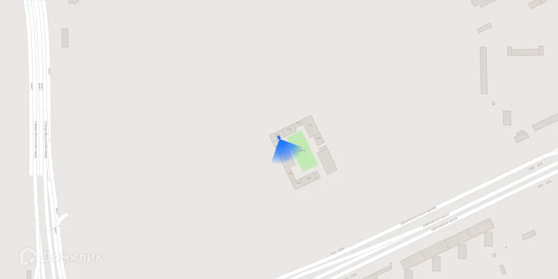 Планировка 1-комнатной квартиры 37.6 м² в ЖК Амурский парк, г. Москва — фото 3