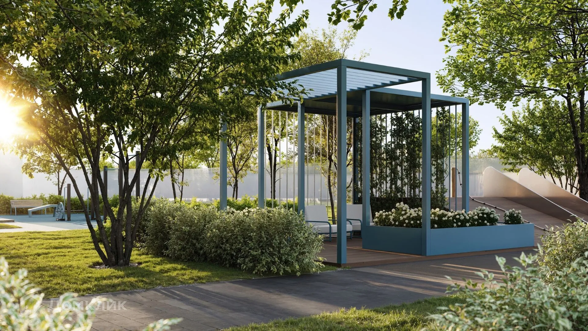 Планировка 1-комнатной квартиры 41.9 м² в Левел Войковская, г. Москва — фото 5