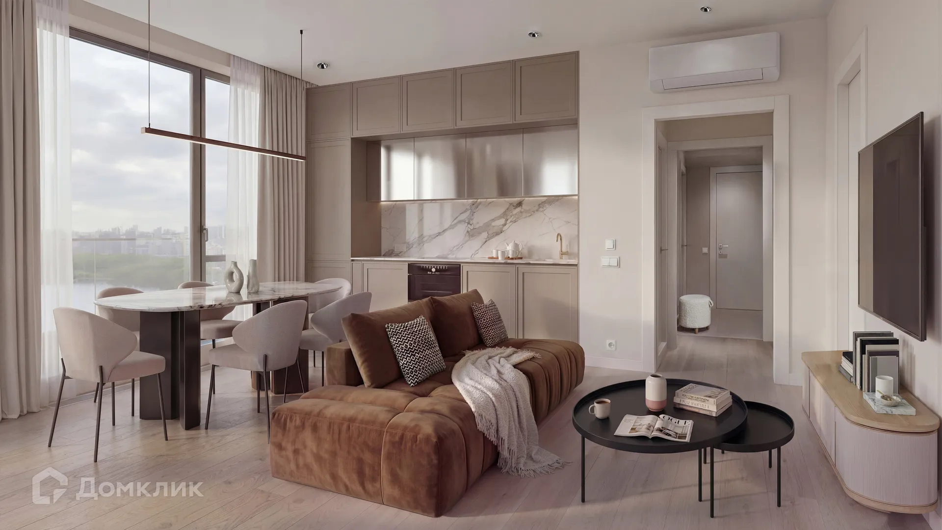 Планировка 1-комнатной квартиры 39.4 м² в ЖК "Жилой район ALIA (АЛИА)", г. Москва — фото 21