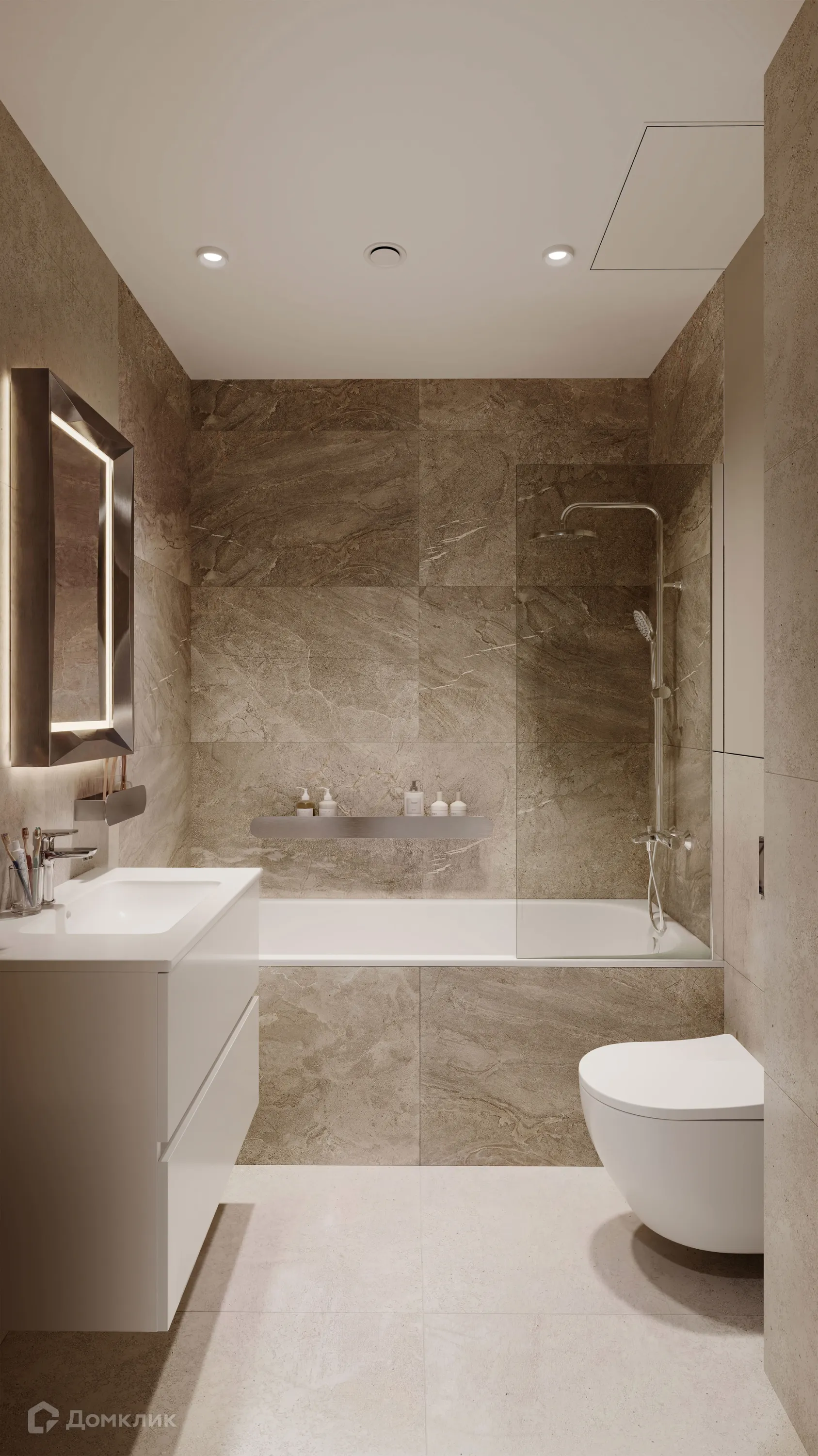 Планировка 1-комнатной квартиры 39.4 м² в ЖК "Жилой район ALIA (АЛИА)", г. Москва — фото 24