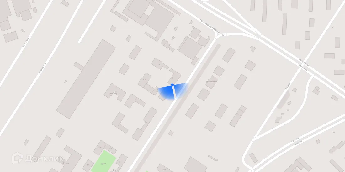 Планировка 2-комнатной квартиры 45.7 м² в ЖК Мичуринский парк, г. Москва — фото 4