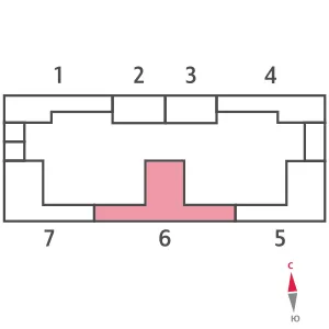 Планировка 1-комнатной квартиры 39.7 м² в ЖК "WAVE" (Вейв), г. Москва — фото 4