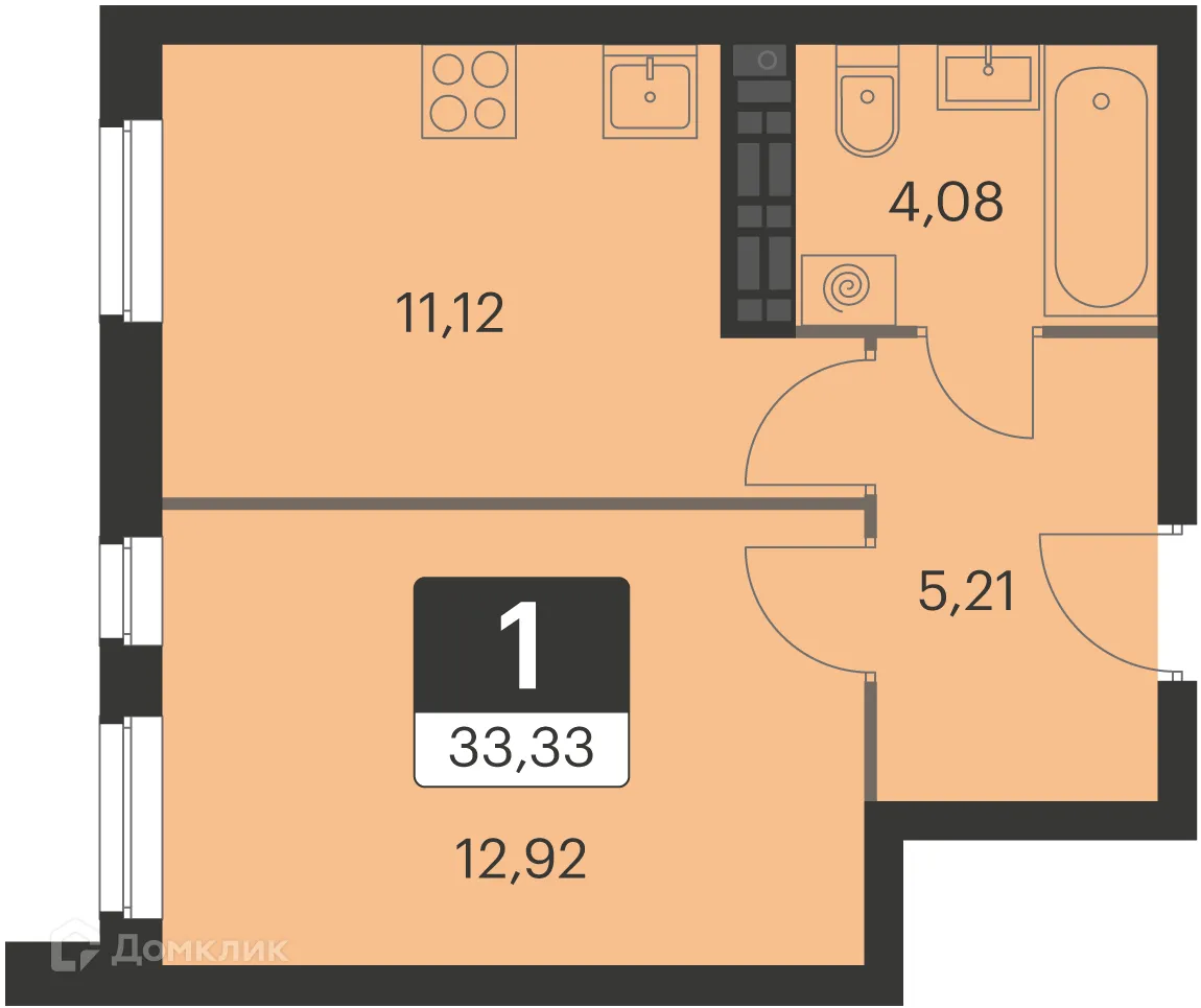 Фото квартиры в ЖК Спутник-1