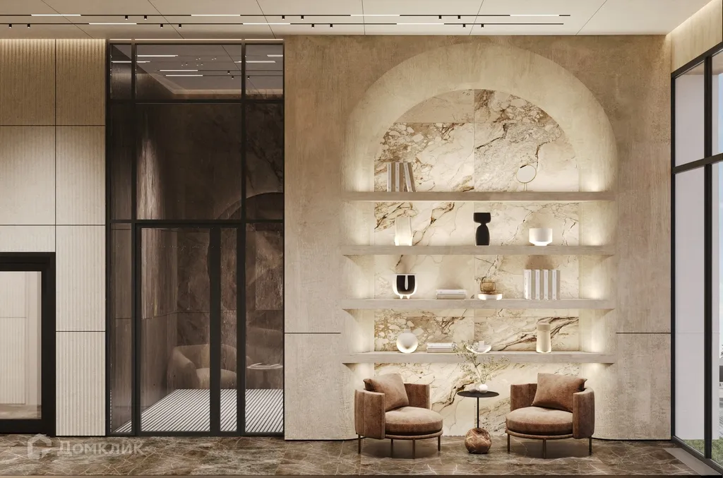 Планировка 2-комнатной квартиры 60.8 м² в ЖК "Жилой район ALIA (АЛИА)", г. Москва — фото 6