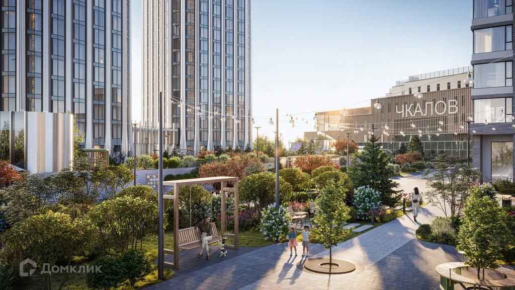 Планировка 2-комнатной квартиры 60.8 м² в ЖК "Жилой район ALIA (АЛИА)", г. Москва — фото 17