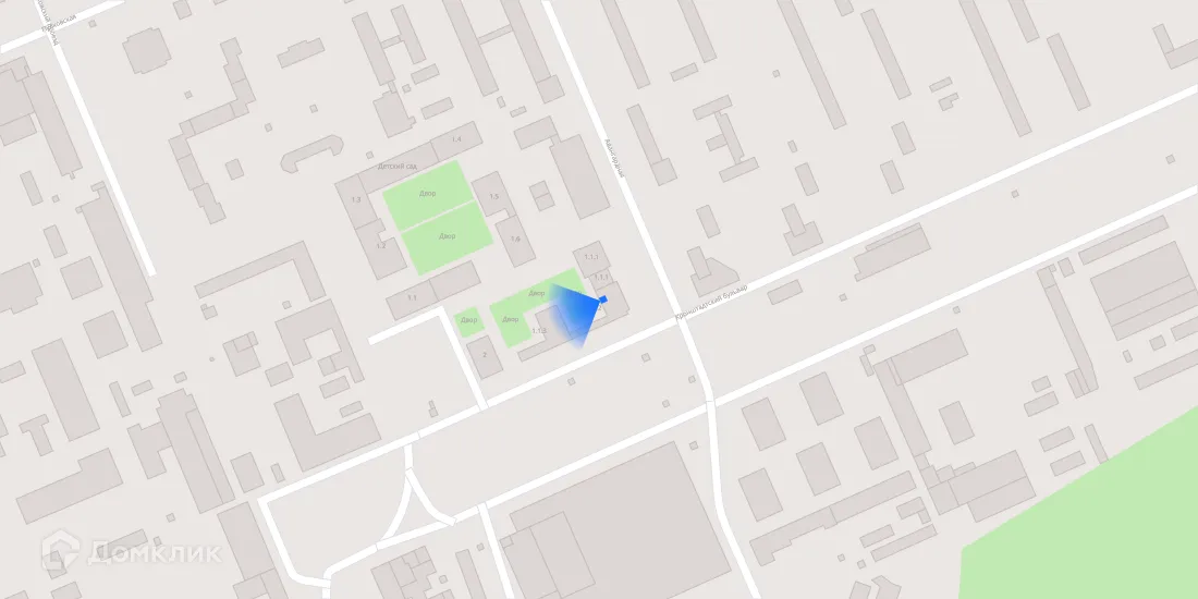 Планировка 1-комнатной квартиры 42.7 м² в ЖК Кронштадтский 9, г. Москва — фото 4