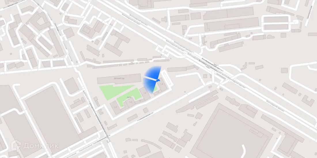 Планировка 3-комнатной квартиры 70.3 м² в ЖК Первый Дубровский, г. Москва — фото 3