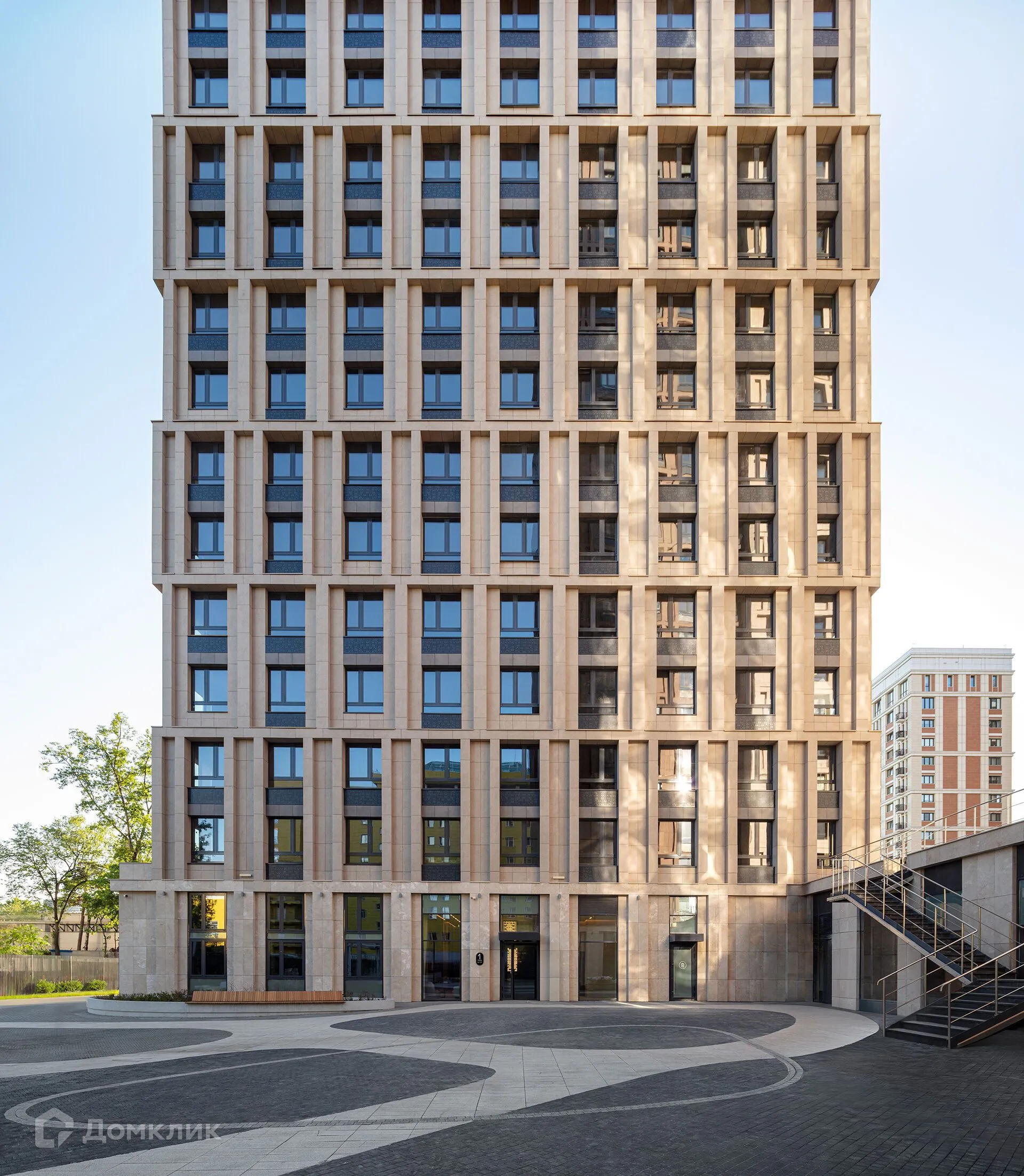 Планировка 3-комнатной квартиры 98.9 м² в ЖК Интонация, г. Москва — фото 4