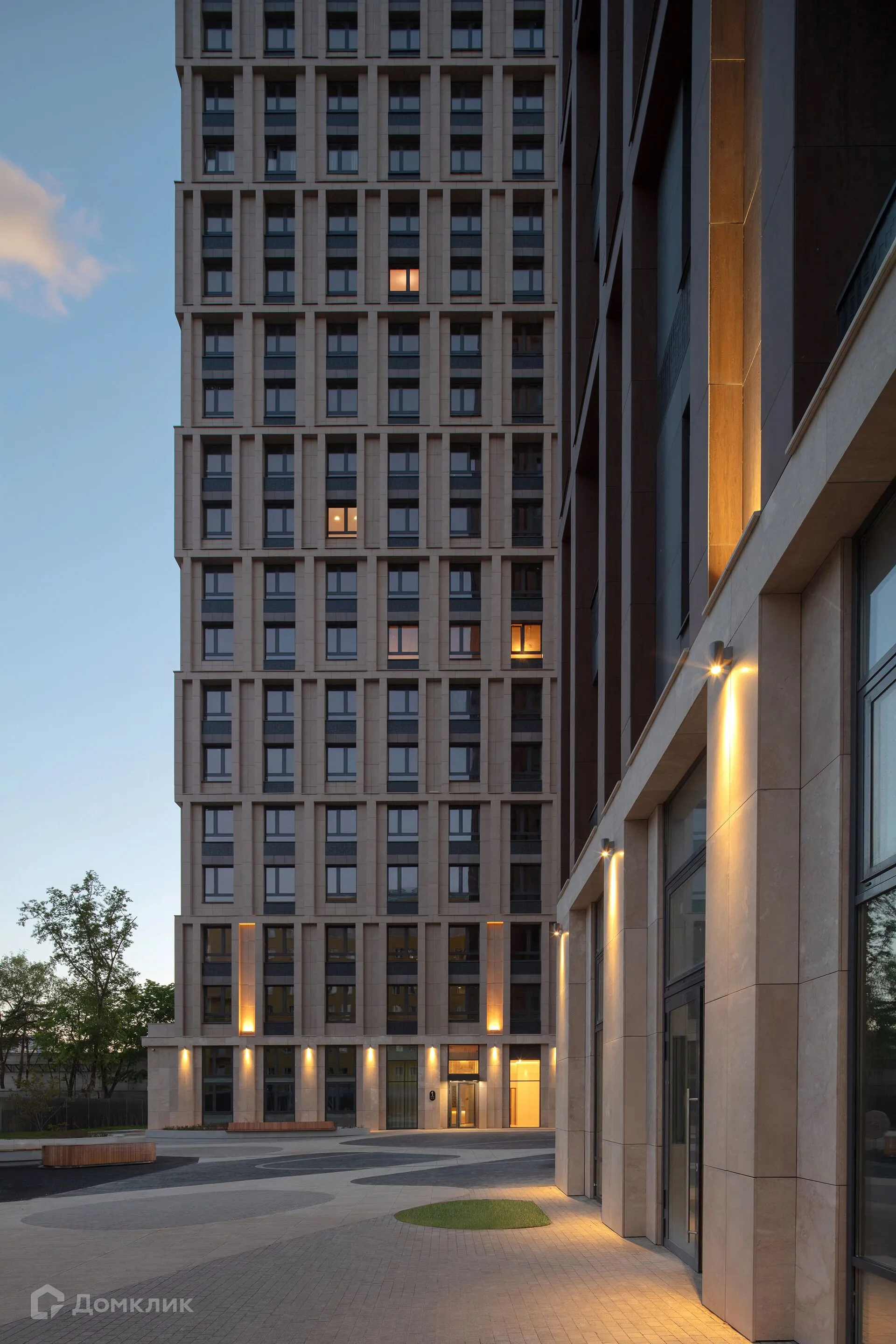 Планировка 3-комнатной квартиры 98.9 м² в ЖК Интонация, г. Москва — фото 5