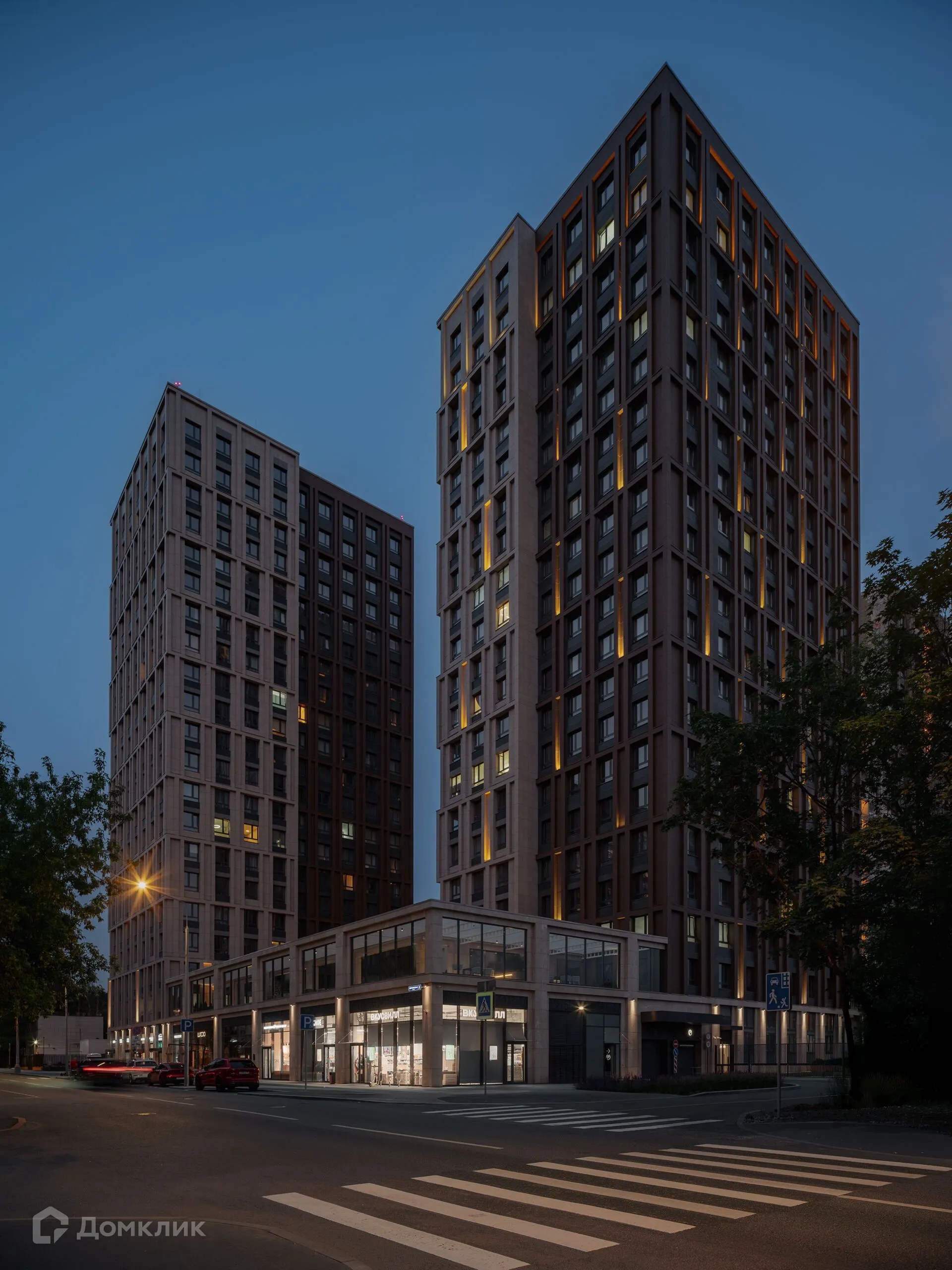 Планировка 3-комнатной квартиры 98.9 м² в ЖК Интонация, г. Москва — фото 7