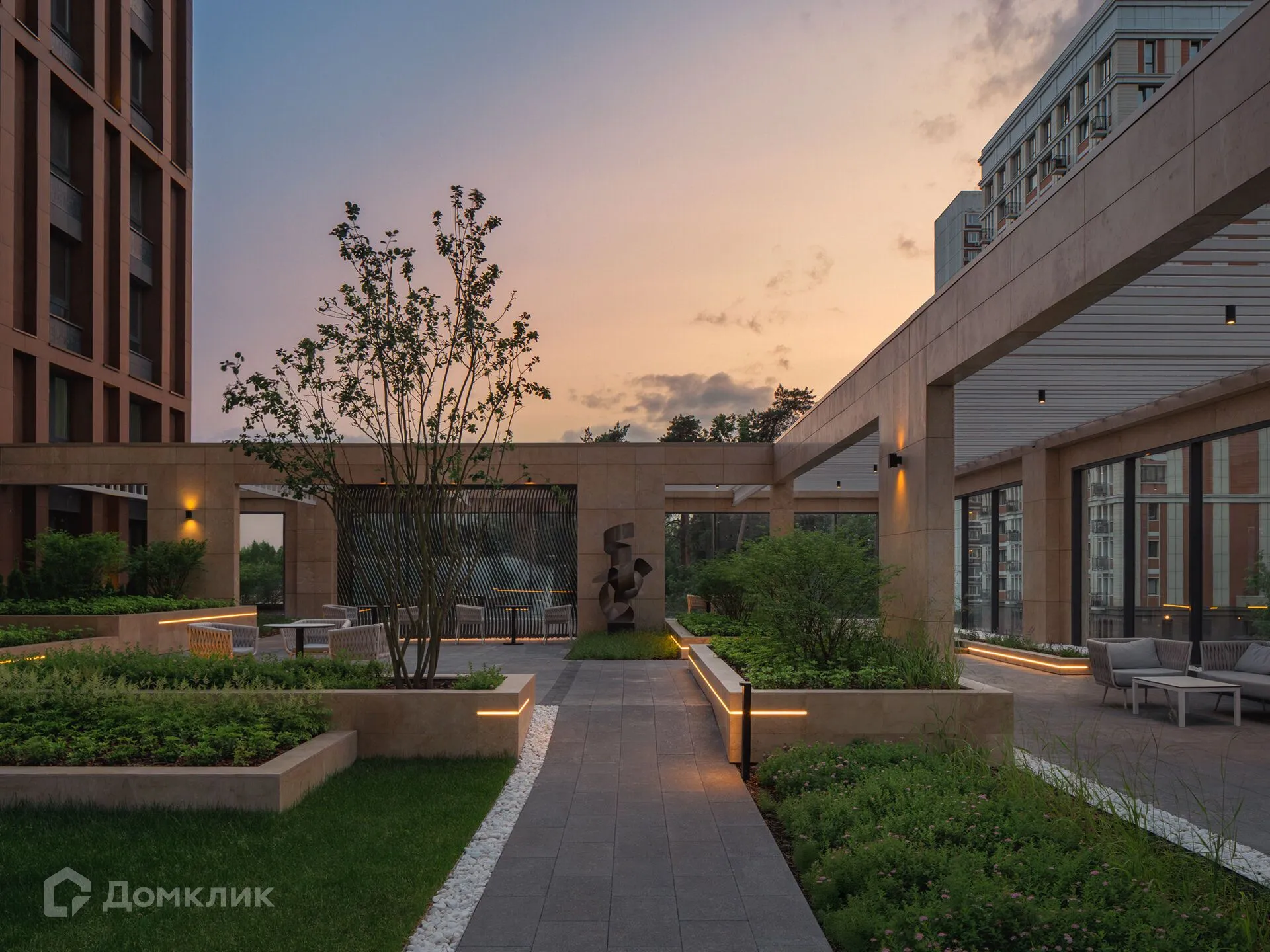 Планировка 3-комнатной квартиры 98.9 м² в ЖК Интонация, г. Москва — фото 14