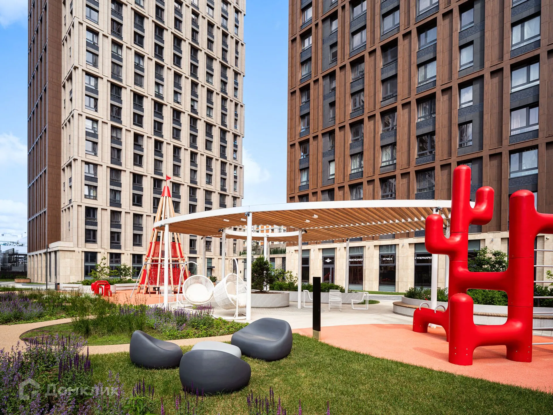 Планировка 3-комнатной квартиры 98.9 м² в ЖК Интонация, г. Москва — фото 21