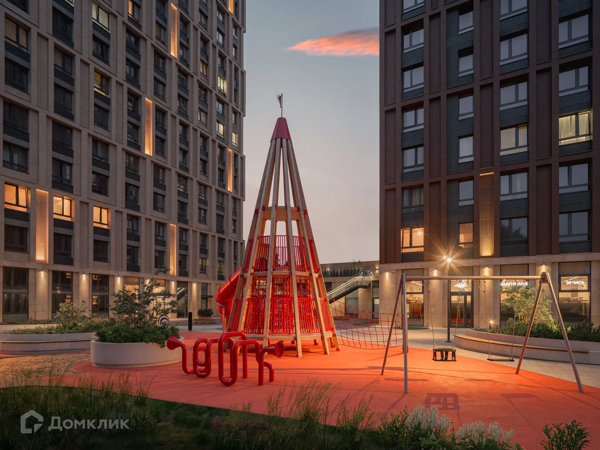 Планировка 3-комнатной квартиры 98.9 м² в ЖК Интонация, г. Москва — фото 23