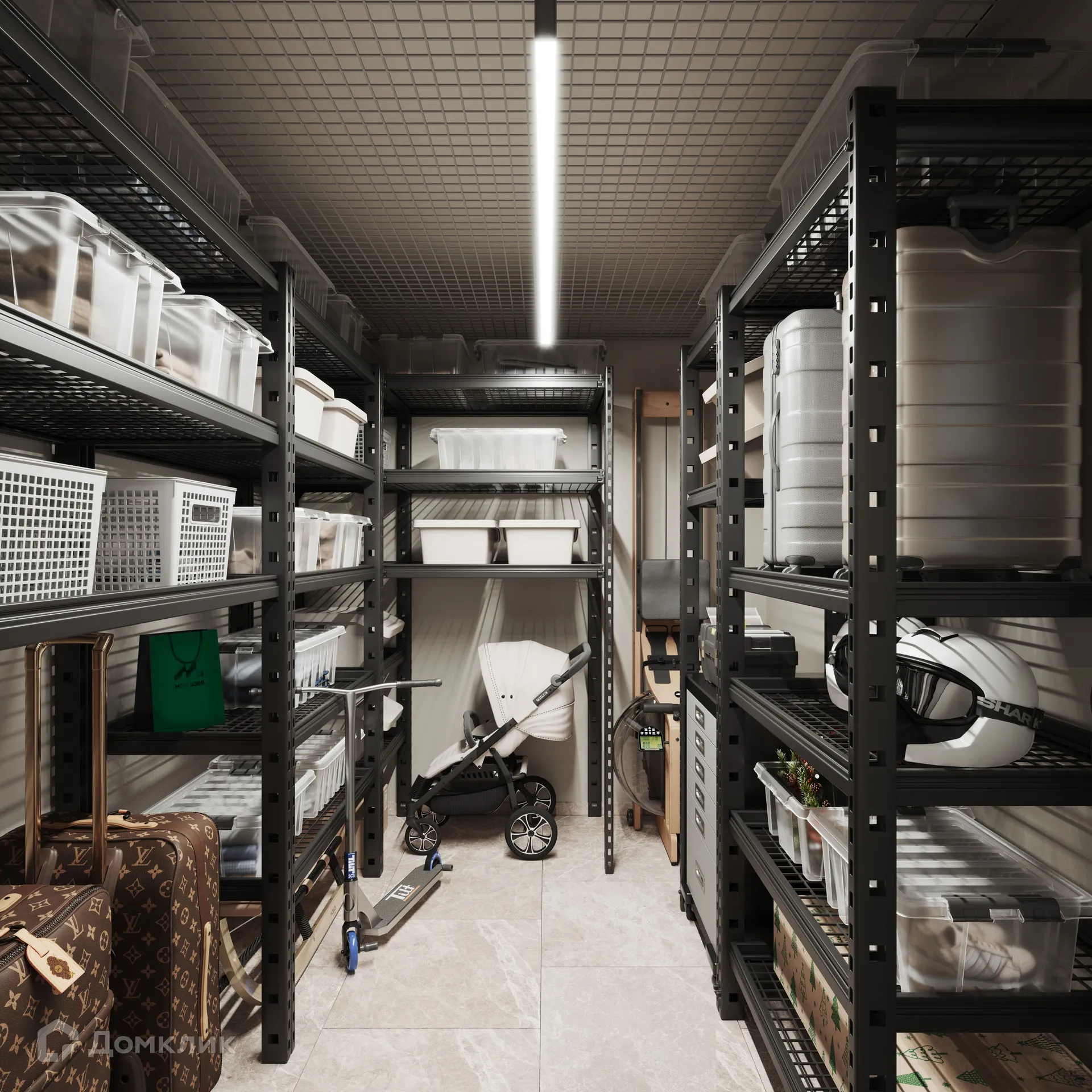 Планировка 3-комнатной квартиры 98.9 м² в ЖК Интонация, г. Москва — фото 29