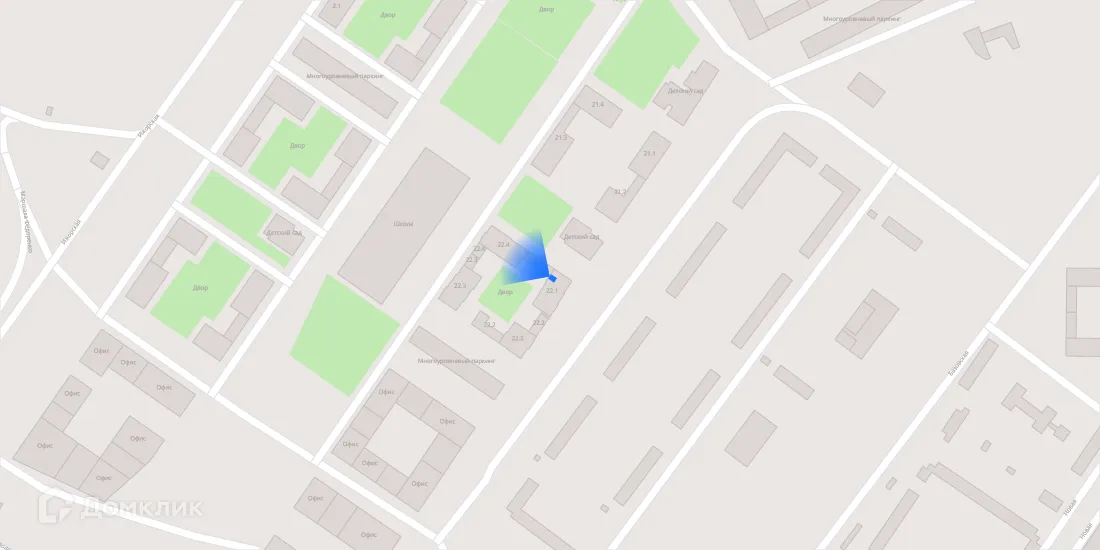 Планировка 1-комнатной квартиры 40.7 м² в ЖК Бусиновский парк, г. Москва — фото 4