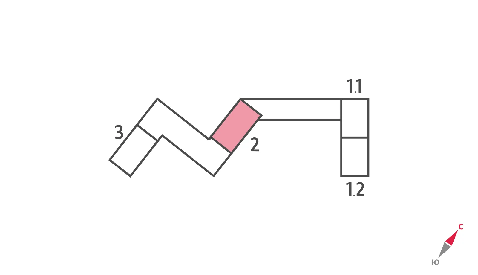 Планировка 4-комнатной квартиры 112.4 м² в ЖК "Зиларт", г. Москва — фото 4