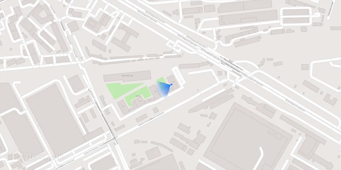 Планировка студии квартиры 23.1 м² в ЖК Первый Дубровский, г. Москва — фото 3