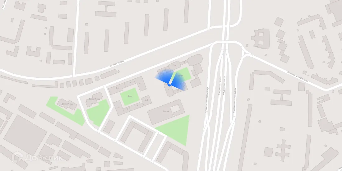 Планировка 2-комнатной квартиры 58.5 м² в «Алтуфьевское 53», г. Москва — фото 4