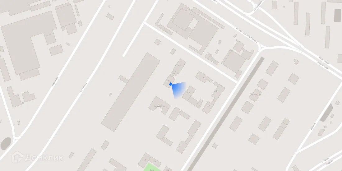 Планировка 2-комнатной квартиры 57.1 м² в ЖК Мичуринский парк, г. Москва — фото 3