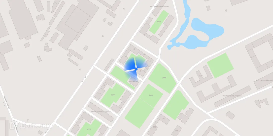 Планировка 2-комнатной квартиры 79.93 м² в ЖК Бусиновский парк, г. Москва — фото 4