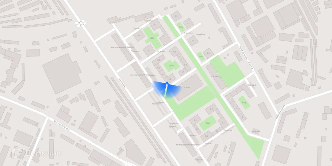 Планировка 2-комнатной квартиры 46.3 м² в ЖК Волжский парк, г. Москва — фото 4