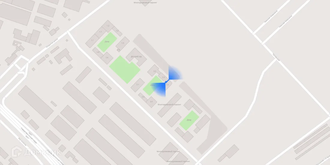 Планировка 2-комнатной квартиры 72.7 м² в ЖК Лосиноостровский парк, г. Москва — фото 3