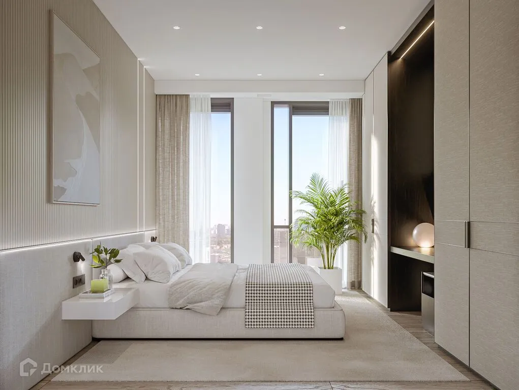 Планировка 2-комнатной квартиры 66.7 м² в ЖК "Дом 56", г. Москва — фото 9