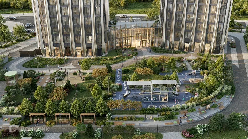 Планировка 1-комнатной квартиры 66.1 м² в ЖК "Жилой район ALIA (АЛИА)", г. Москва — фото 11