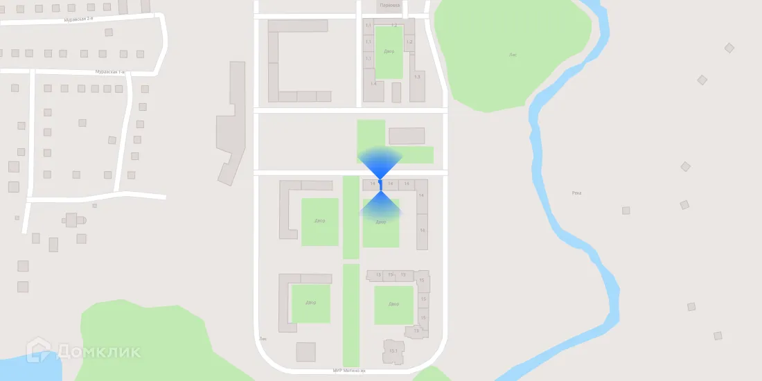 Планировка 2-комнатной квартиры 58.8 м² в «Митинский лес», г. Москва — фото 2