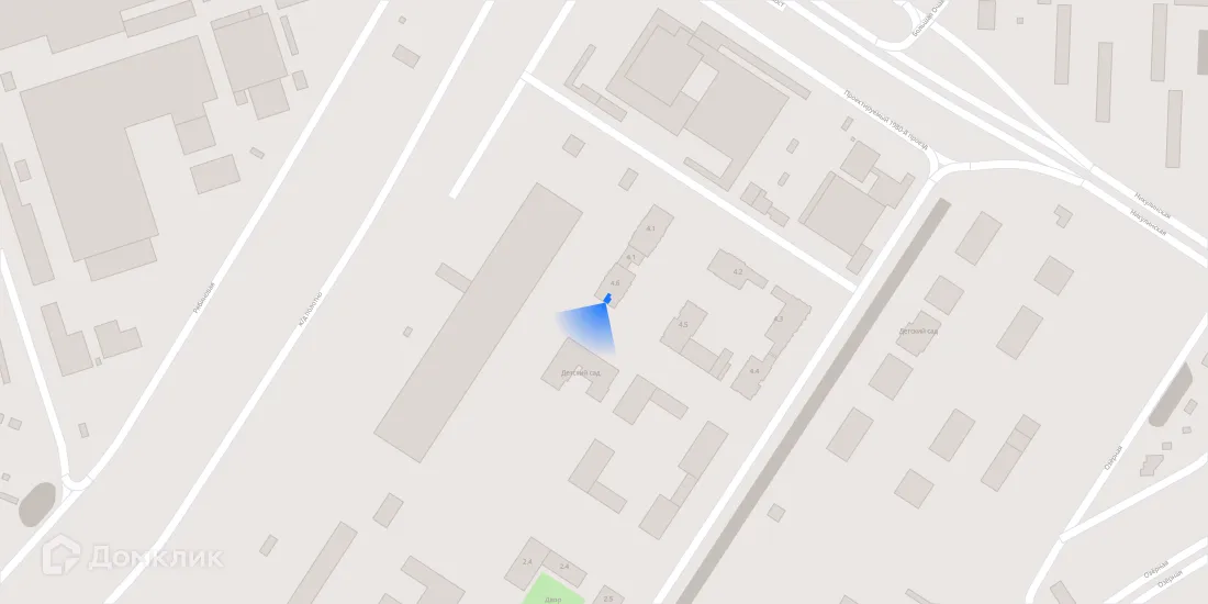 Планировка 1-комнатной квартиры 41.4 м² в ЖК Мичуринский парк, г. Москва — фото 3