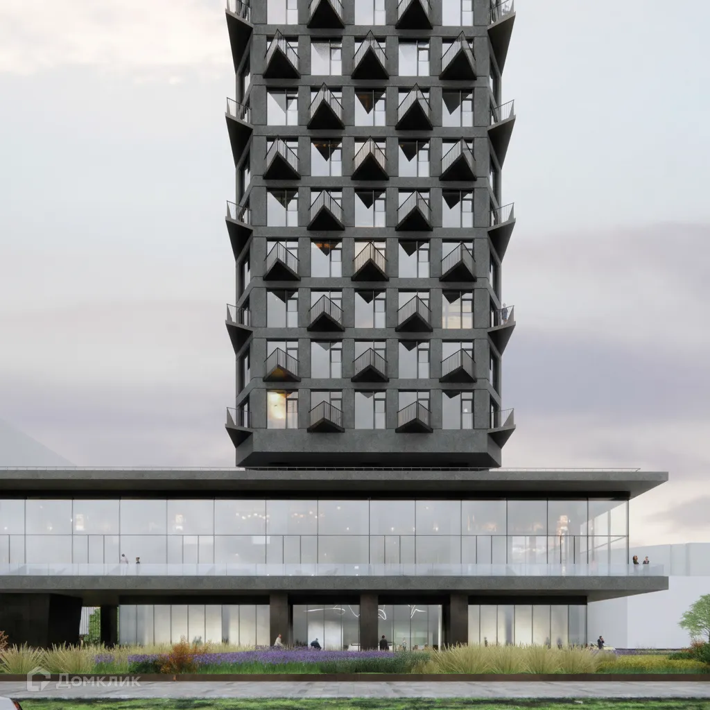 Планировка 2-комнатной квартиры 67.15 м² в ЖК Дом Горизонтов, г. Москва — фото 3