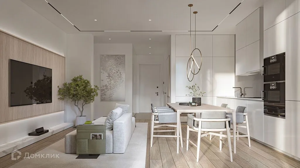 Планировка 3-комнатной квартиры 116.5 м² в ЖК "Дом 56", г. Москва — фото 8