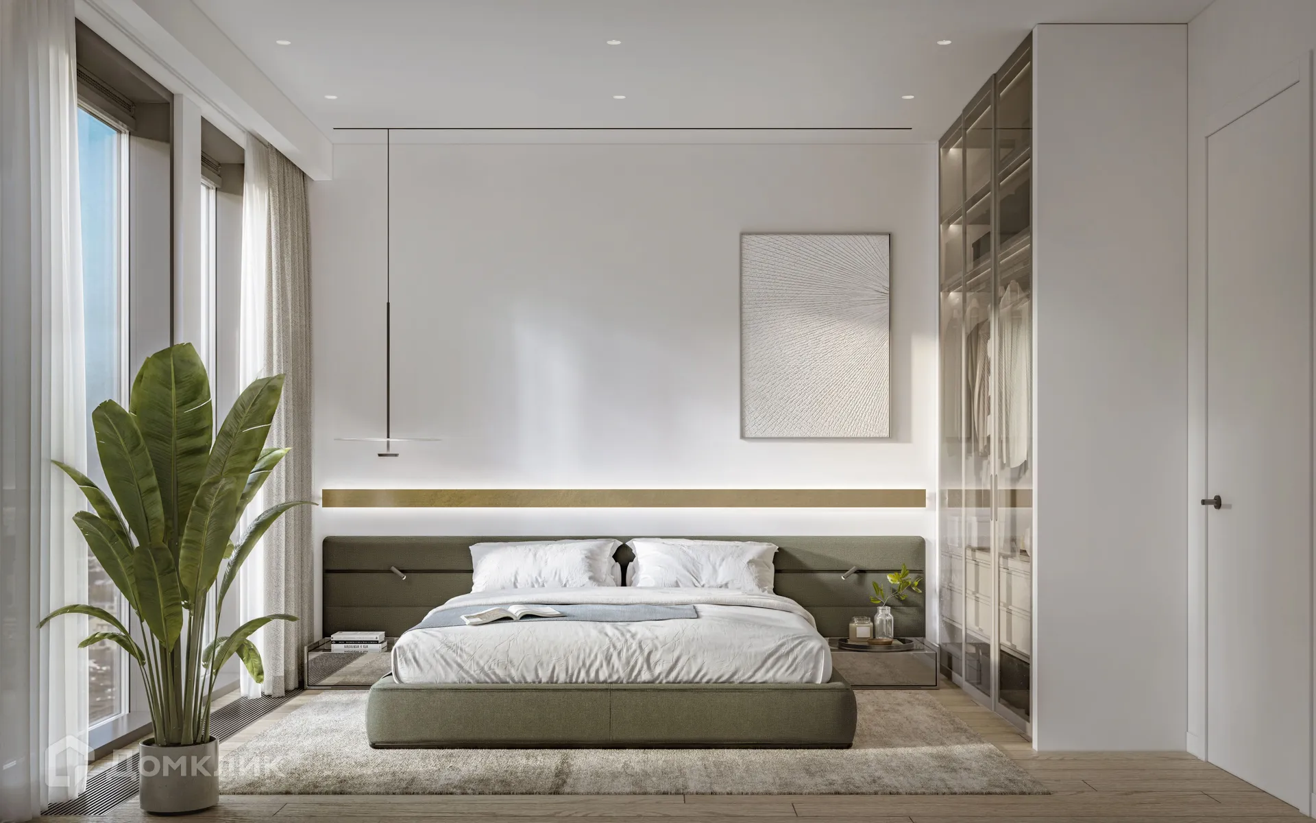 Планировка 3-комнатной квартиры 116.5 м² в ЖК "Дом 56", г. Москва — фото 14