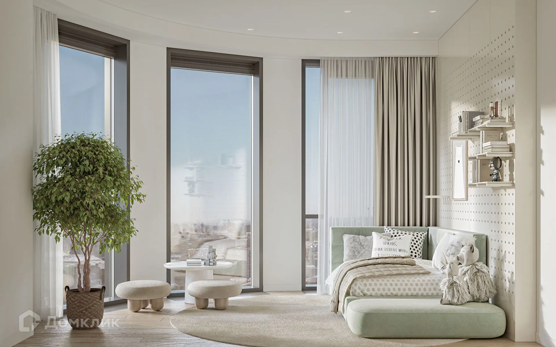 Планировка 3-комнатной квартиры 116.5 м² в ЖК "Дом 56", г. Москва — фото 20