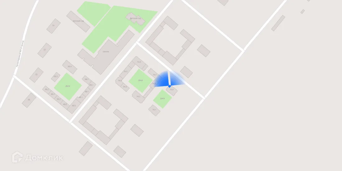 Планировка 2-комнатной квартиры 55.6 м² в ЖК Саларьево парк, г. Москва — фото 4