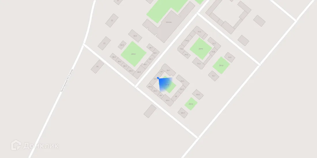 Планировка 1-комнатной квартиры 37 м² в ЖК Саларьево парк, г. Москва — фото 3