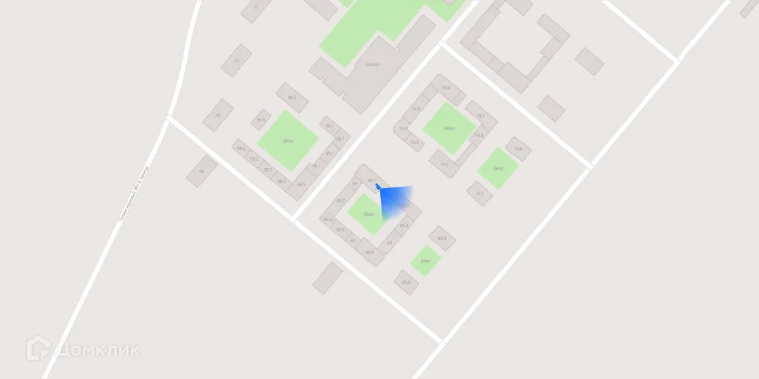 Планировка 1-комнатной квартиры 44 м² в ЖК Саларьево парк, г. Москва — фото 3