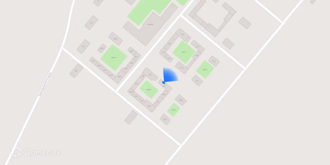 Планировка 2-комнатной квартиры 59.3 м² в ЖК Саларьево парк, г. Москва — фото 3